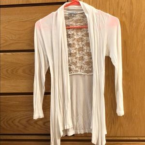 White Lace Cardigan